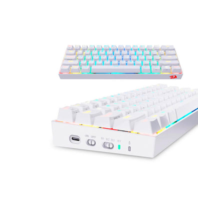 DRACONIC | K530W-RGB | Teclado Mecanico 60 porciento | Switch BROWN